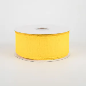 1.5" Gauze Ribbon: Bright Yellow (10 Yards)