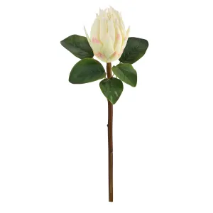 23" Artificial King Protea Flower (Set of 4) - Low Maintenance, Life-Like & Vibrant Silk Flowers For Busy People.