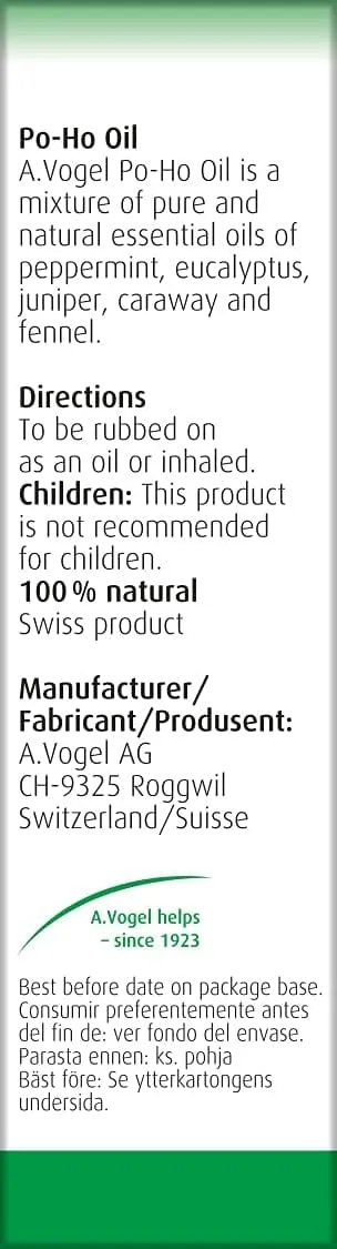 A Vogel Po-Ho Oil (10ml)