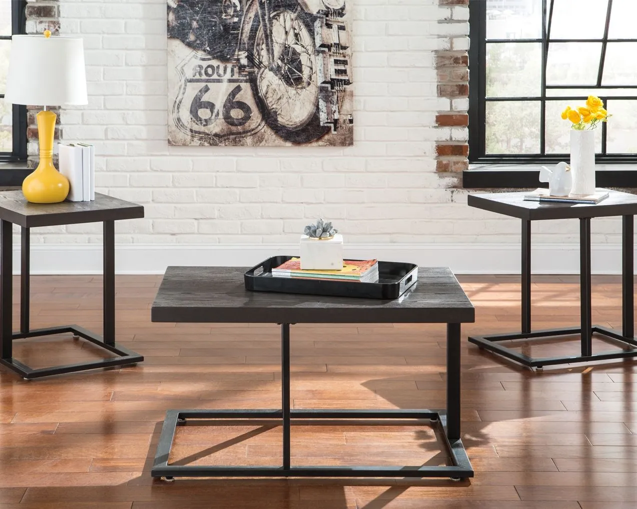 Airdon - Bronze Finish - Occasional Table Set (3/CN)