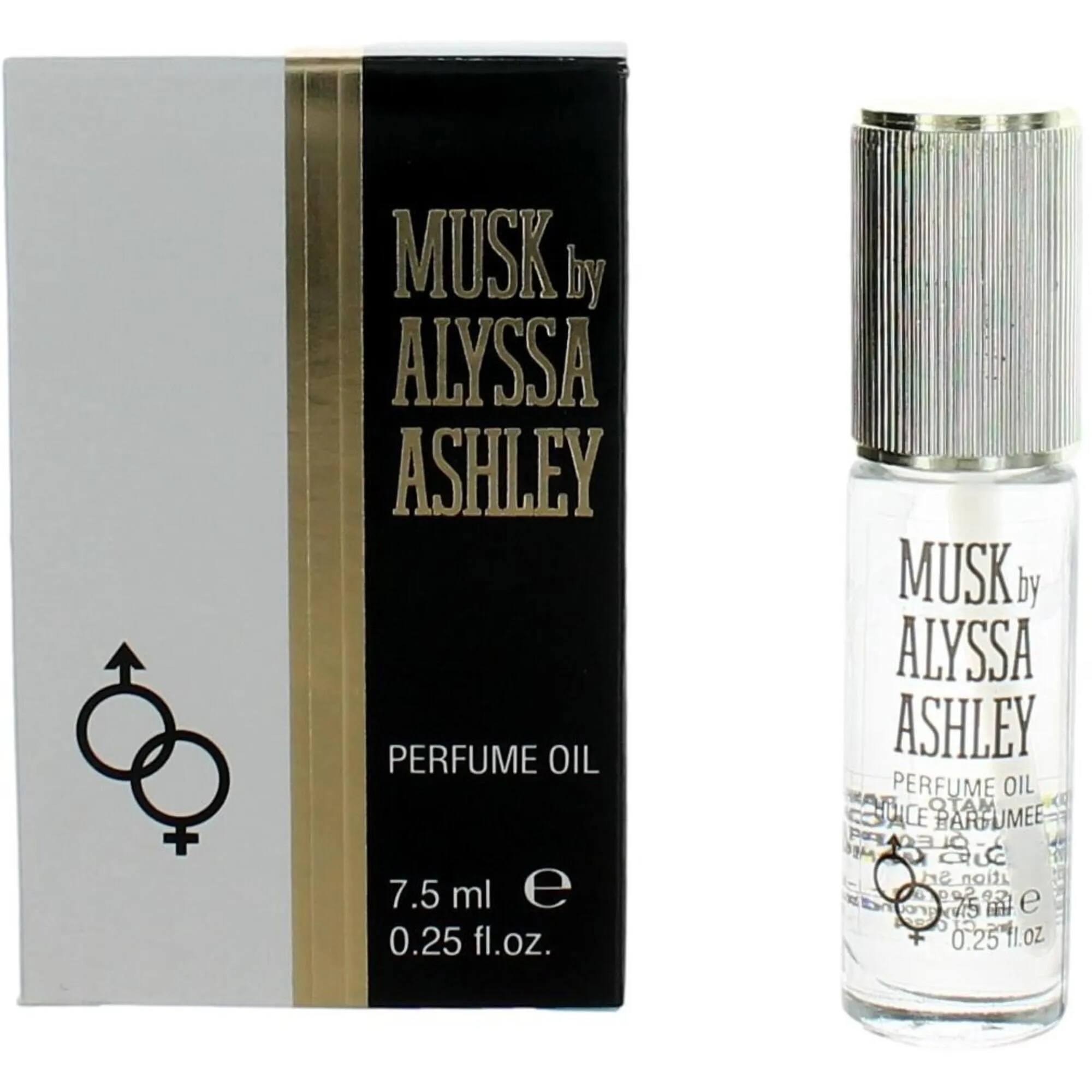 Alyssa Ashley Women's Perfume Oil - Fresh Musk with Irresistible Charm, 0.25 oz