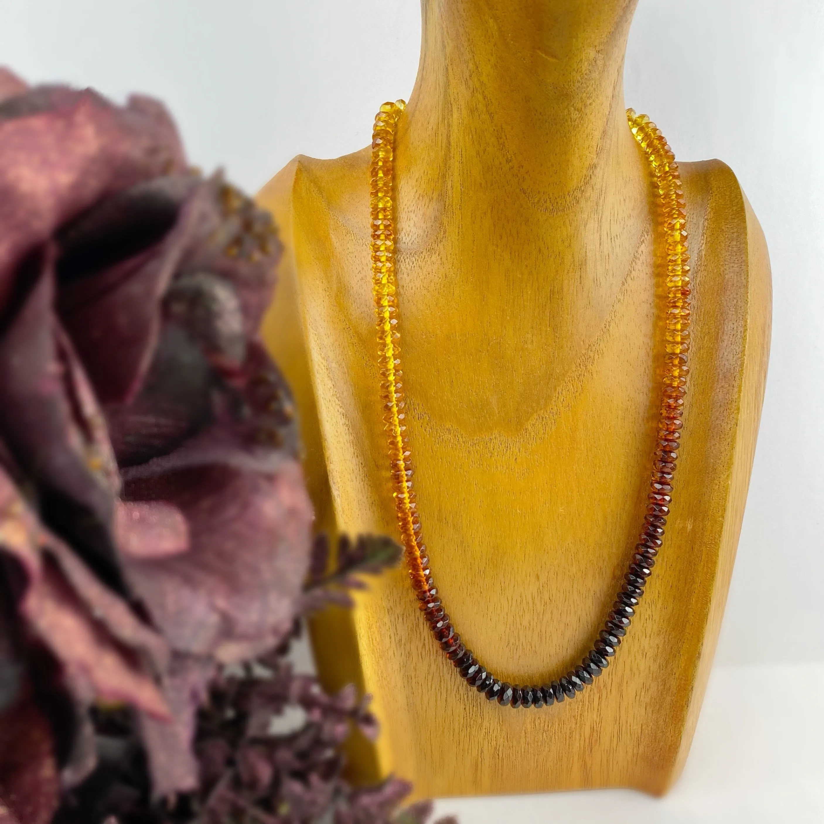 Amber Rainbow Necklace - VNKL304