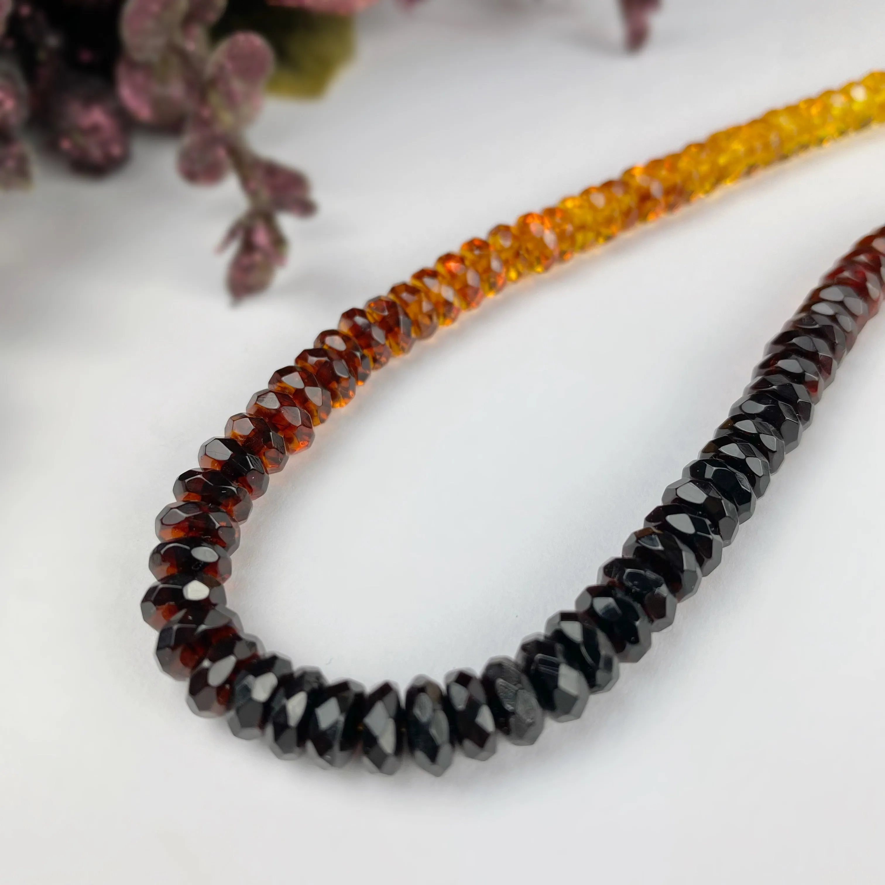 Amber Rainbow Necklace - VNKL304