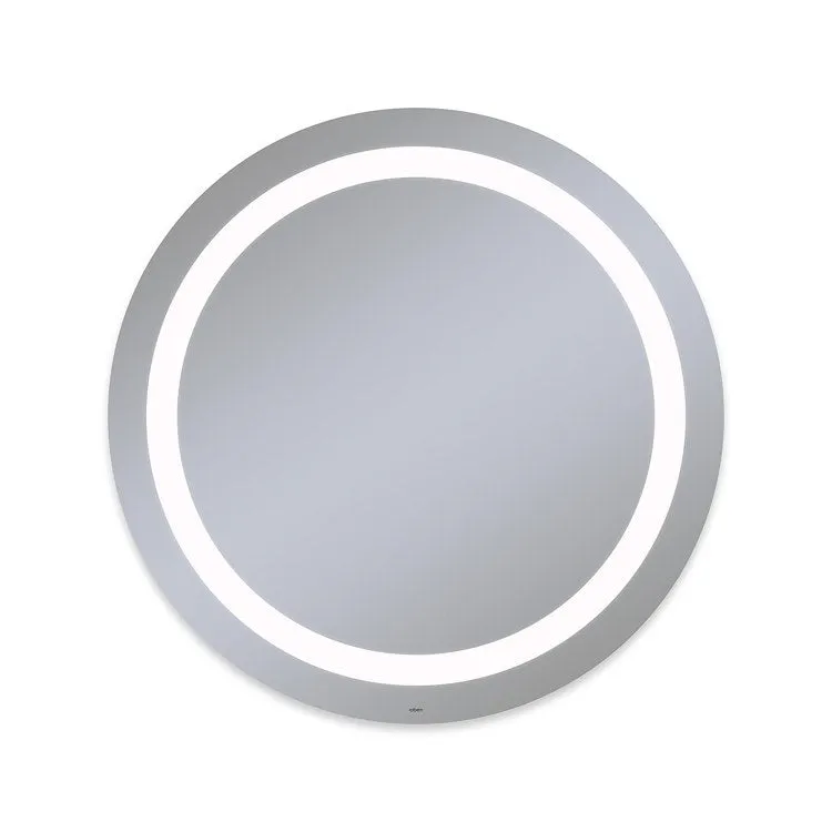 Bathroom Mirror Vitality Inset Light Pattern Circle 40DIA Inch Wall Mount Defogger Included and Color Temperature 4000 Kelvin Cool White Light
