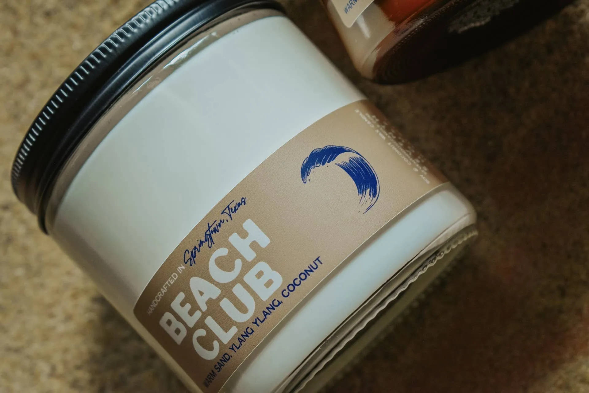 BEACH CLUB - Warm Sand, Ylang Ylang, Coconut Candle
