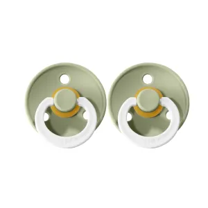 Bibs Dummies Twin Pack - Night Glow Sage