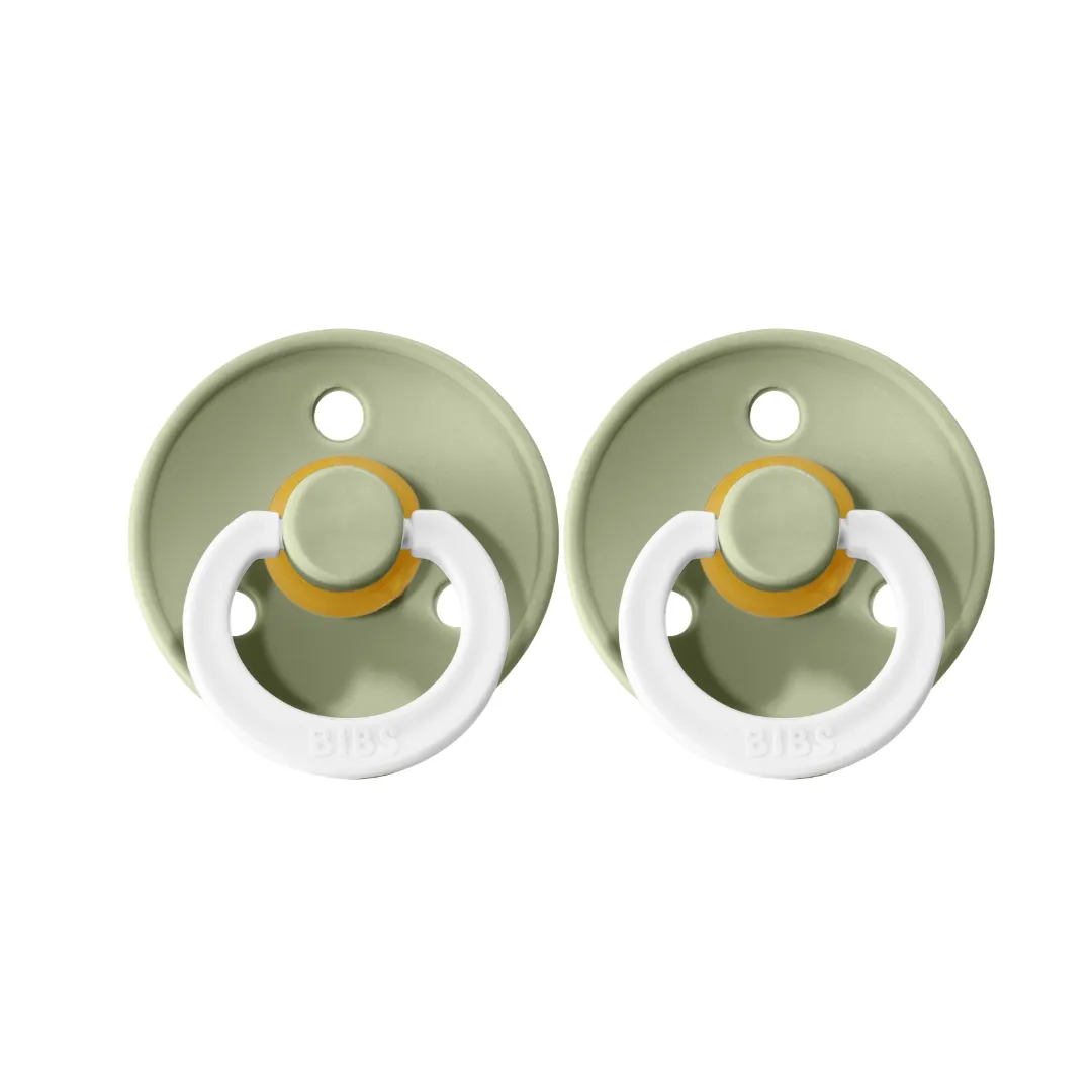 Bibs Dummies Twin Pack - Night Glow Sage