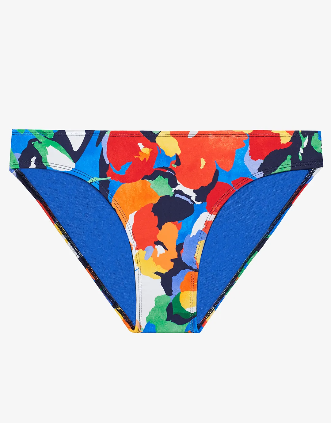 Bold Abstract Floral Hipster Bikini Pant