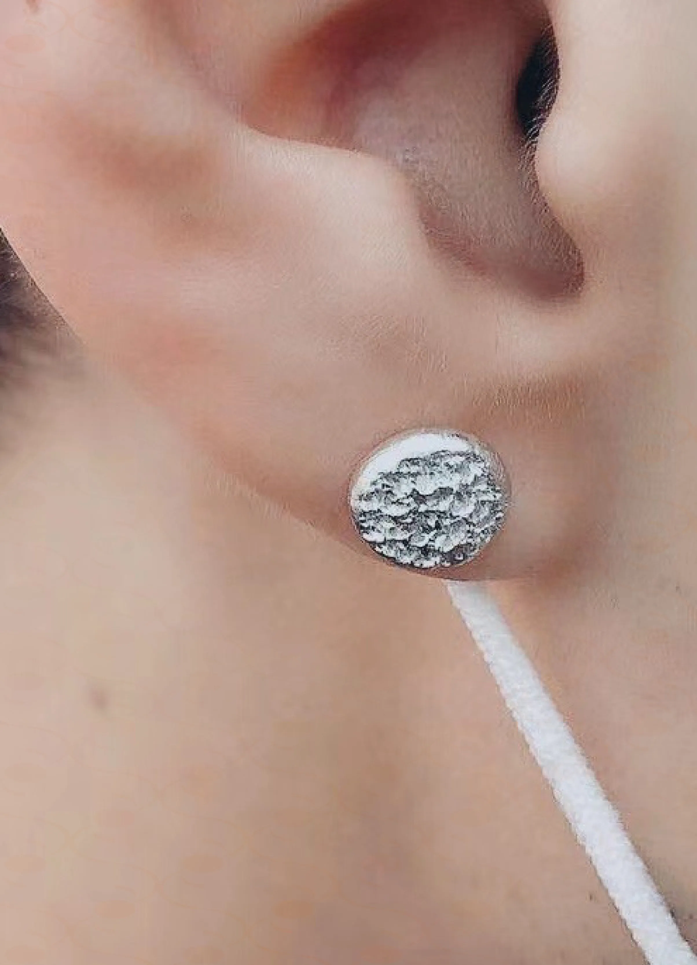 Bold Silver Artisan Handmade Earrings