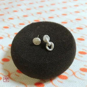 Bold Silver Artisan Handmade Earrings