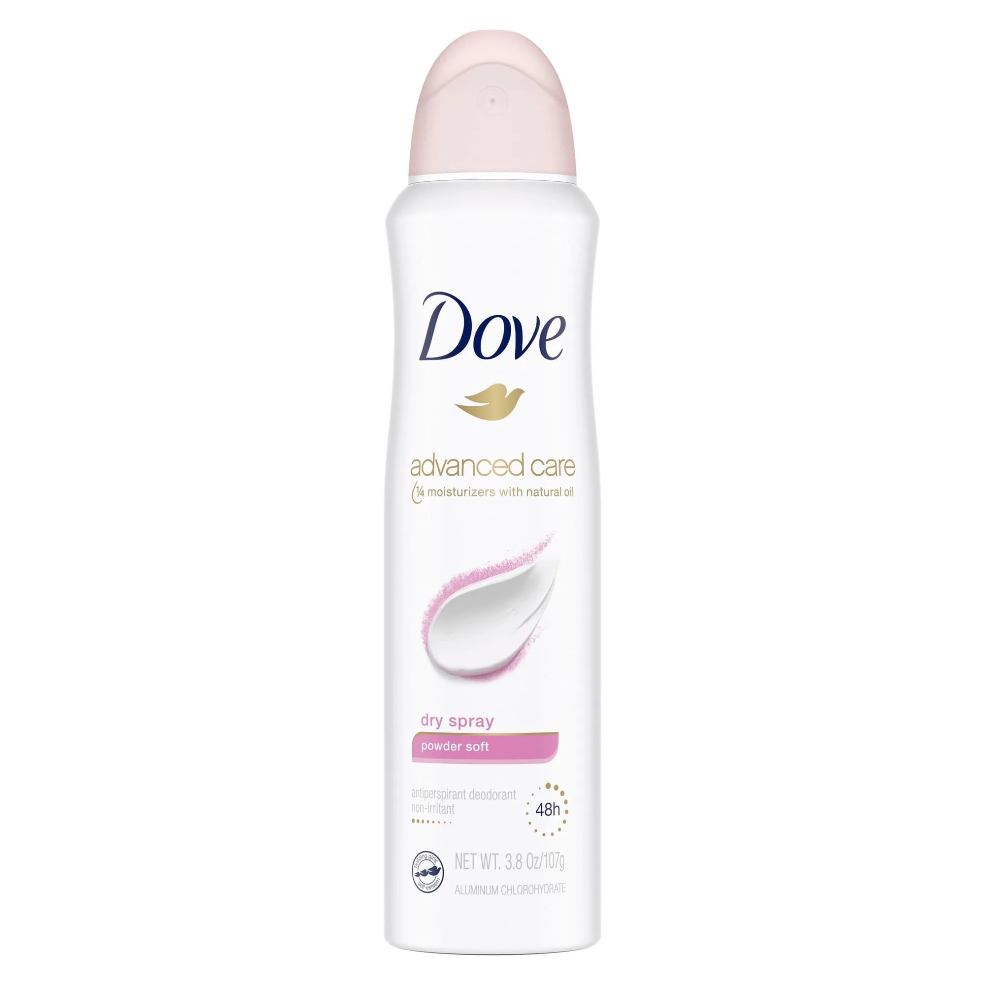 Dove Advanced Care Women's Antiperspirant Deodorant Dry Spray, Powdery, 3.8 oz