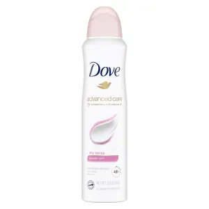 Dove Advanced Care Women's Antiperspirant Deodorant Dry Spray, Powdery, 3.8 oz