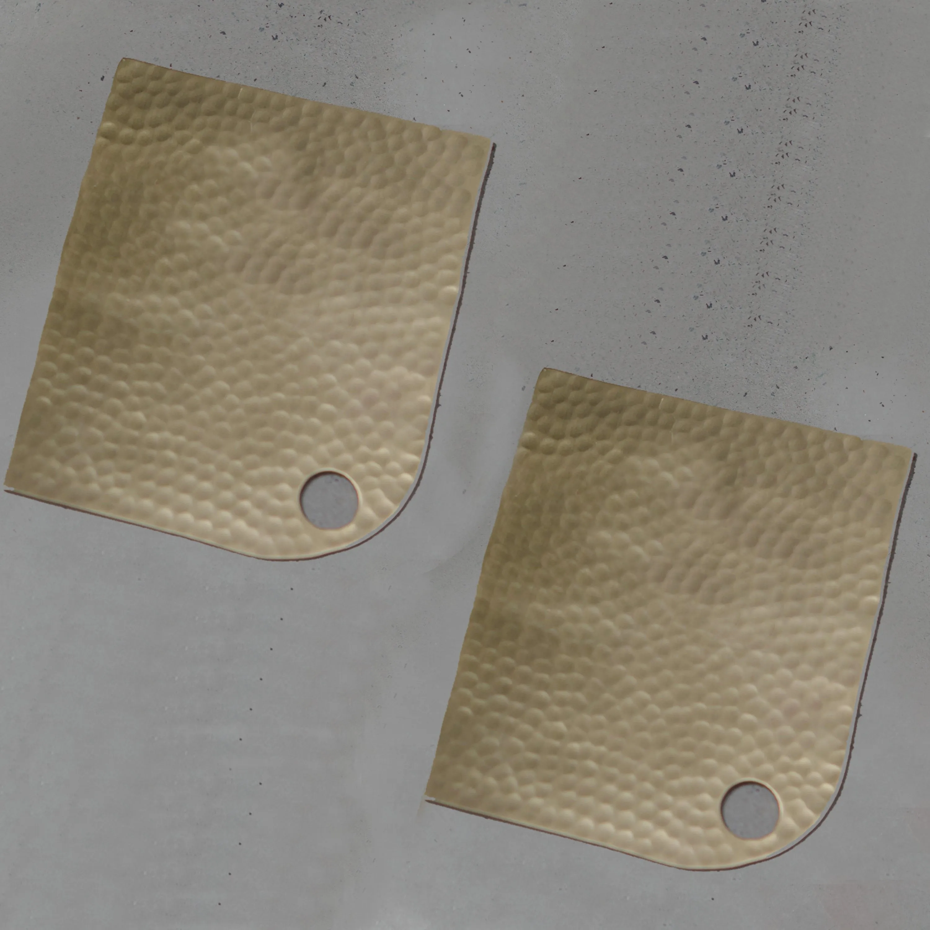 Elan Chokor Platter (Set of 2, Golden)