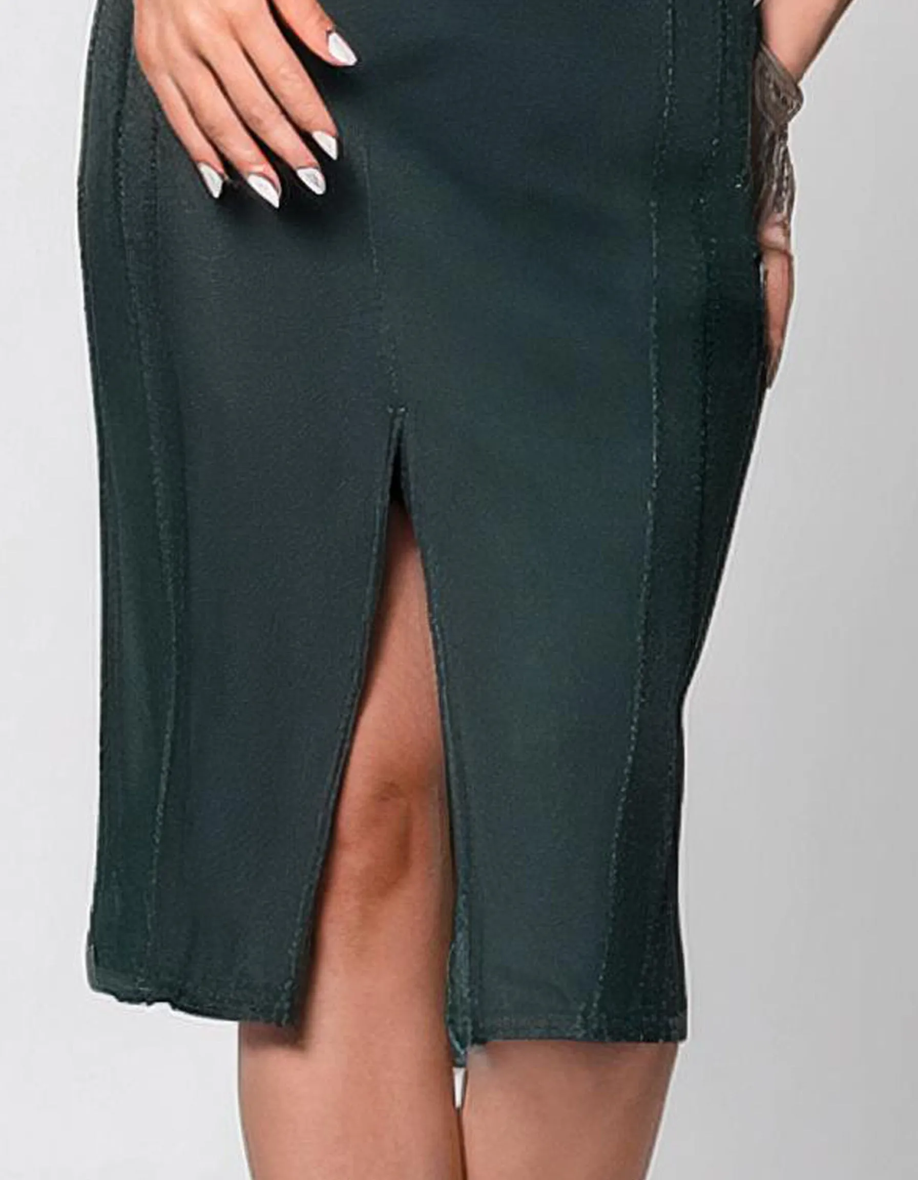 Forest Green Cocktail Dress