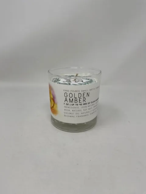 Golden Amber Candle