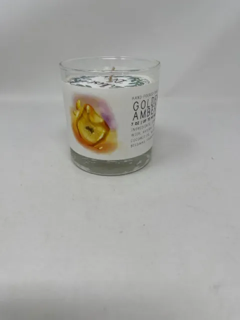 Golden Amber Candle