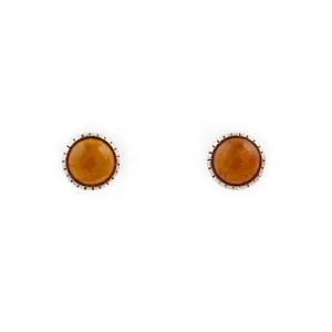Golden Baltic Amber Earrings