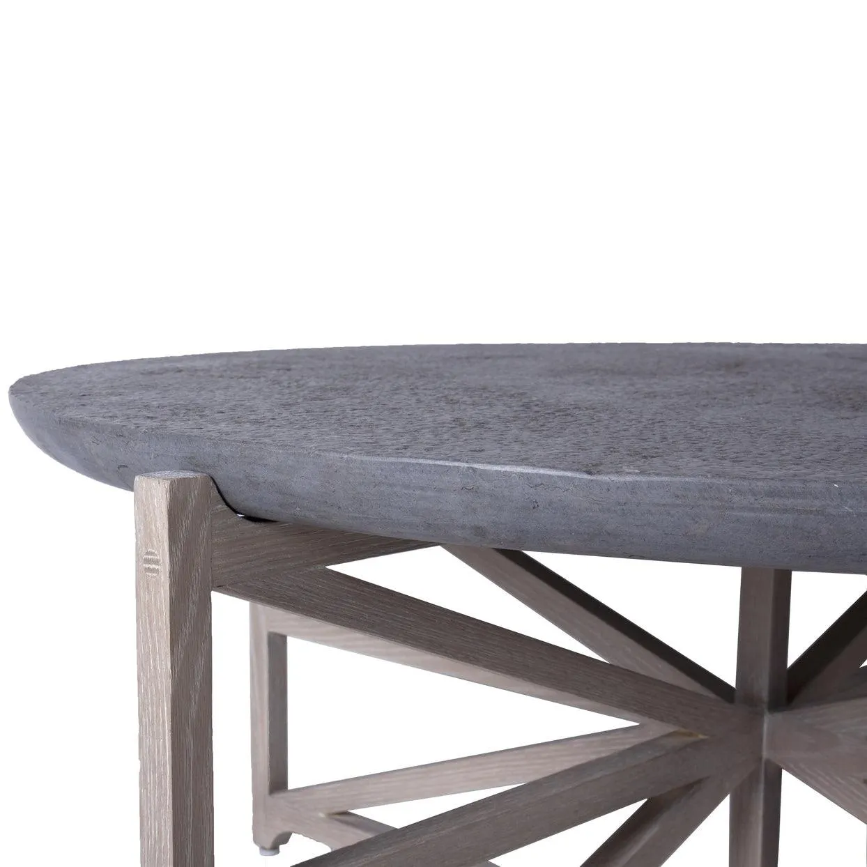 Grey Marble Luxe Modern Coffee Table