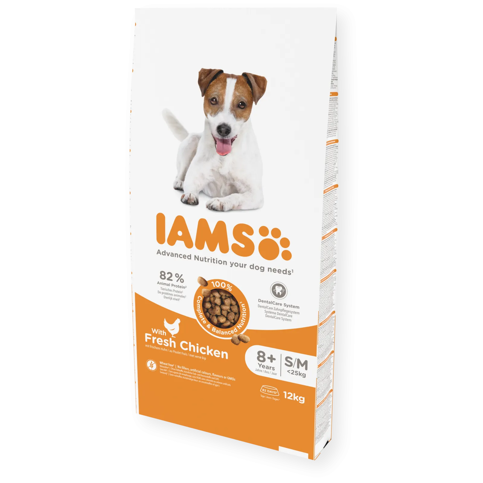 Iams Vitality Senior 8  Small & Medium Dog Fresh Chicken 12kg