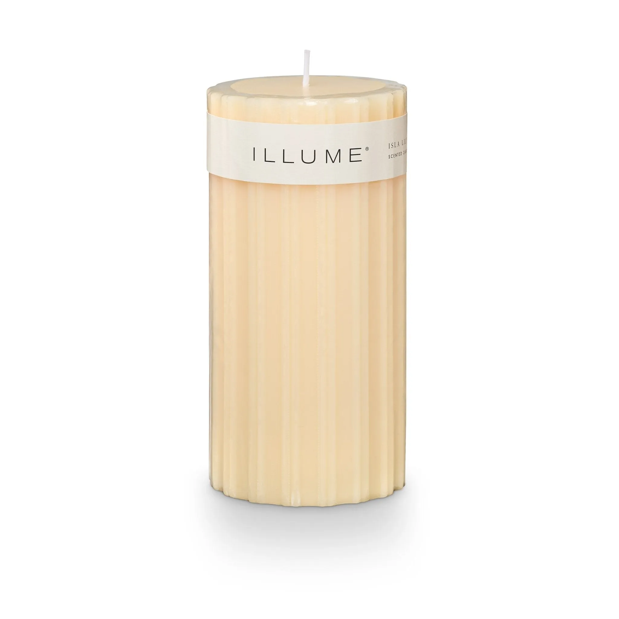 Isla Lily Medium Fragranced Pillar Candle