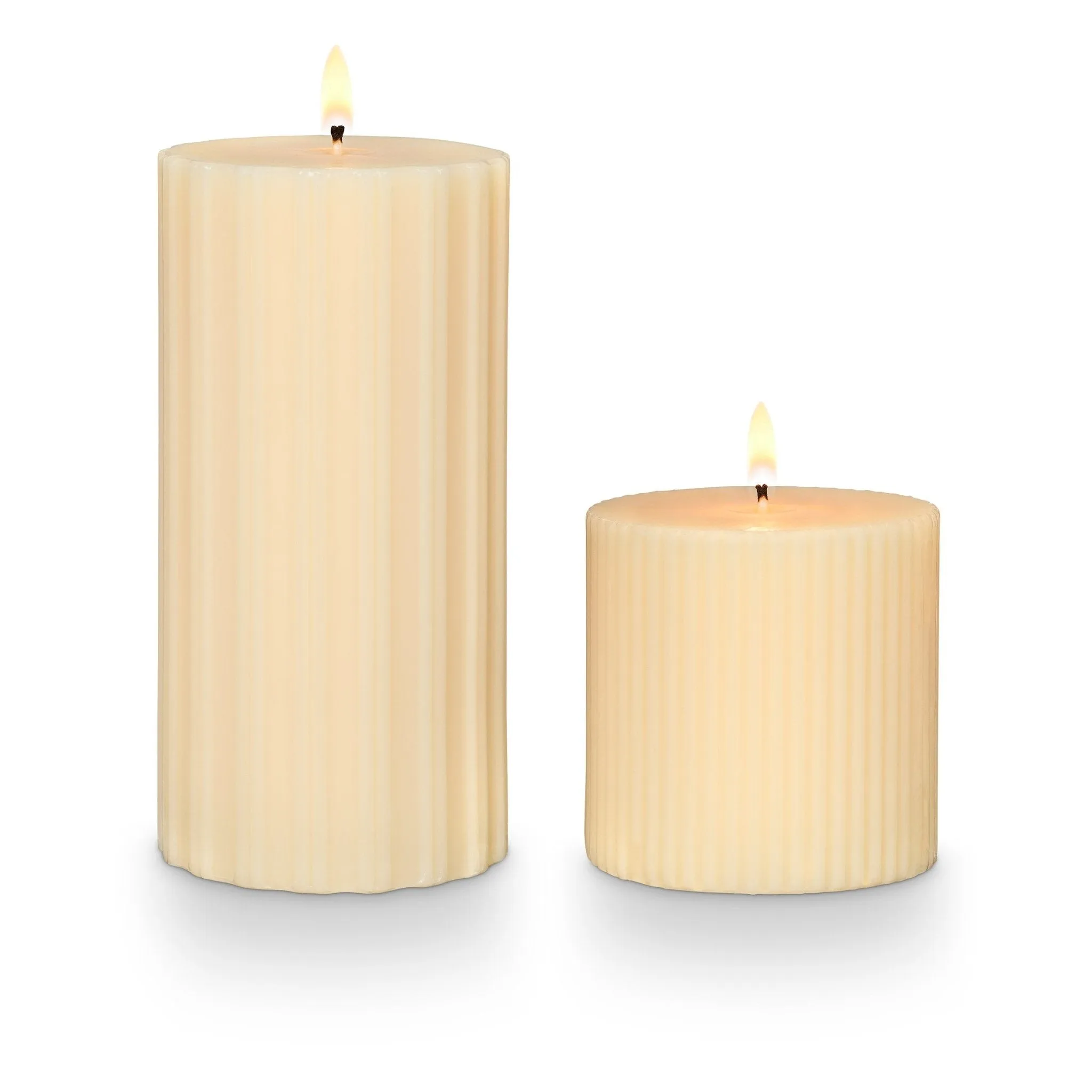 Isla Lily Medium Fragranced Pillar Candle