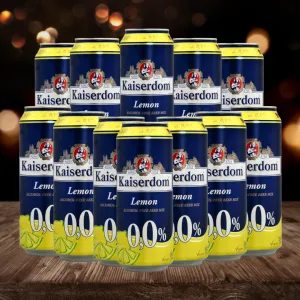 Kaiserdom Lemon Radler German Low Alcohol 500ml Cans - 0.0% (12 Pack)