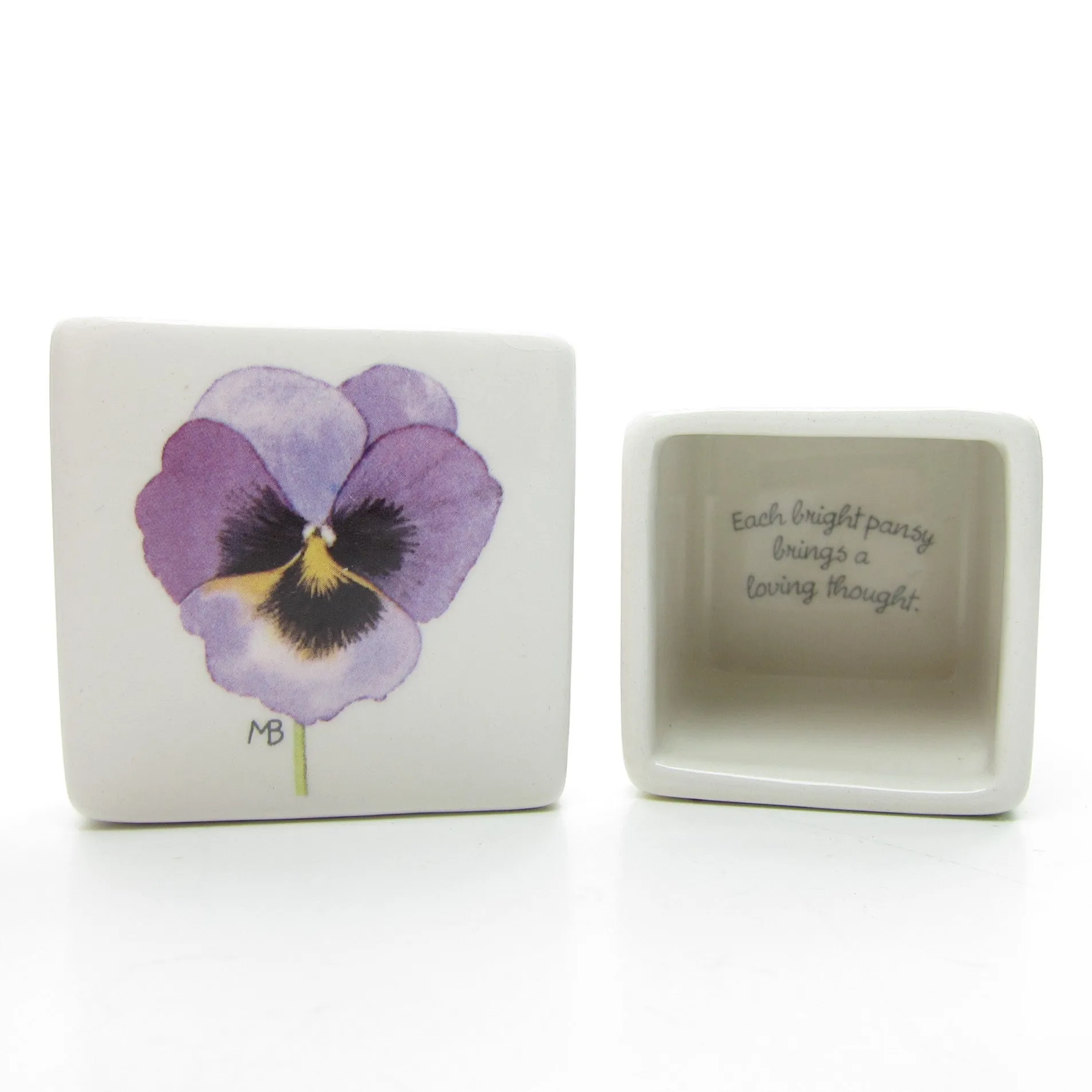 Marjolein Bastin Pansy Trinket Box - Bright / Bloom