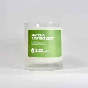 matcha & citrus zest candle