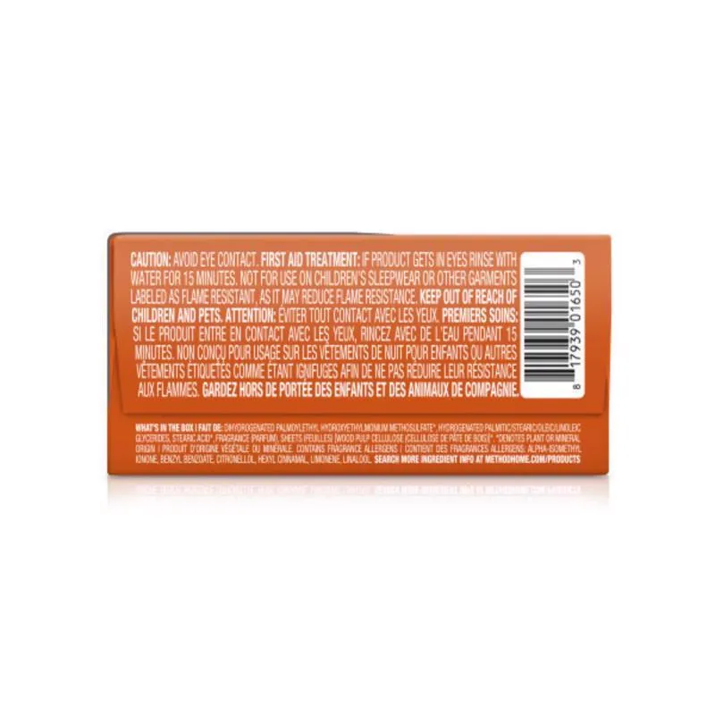Method Ginger Mango Scent Dryer Sheets Sheets 80 pk