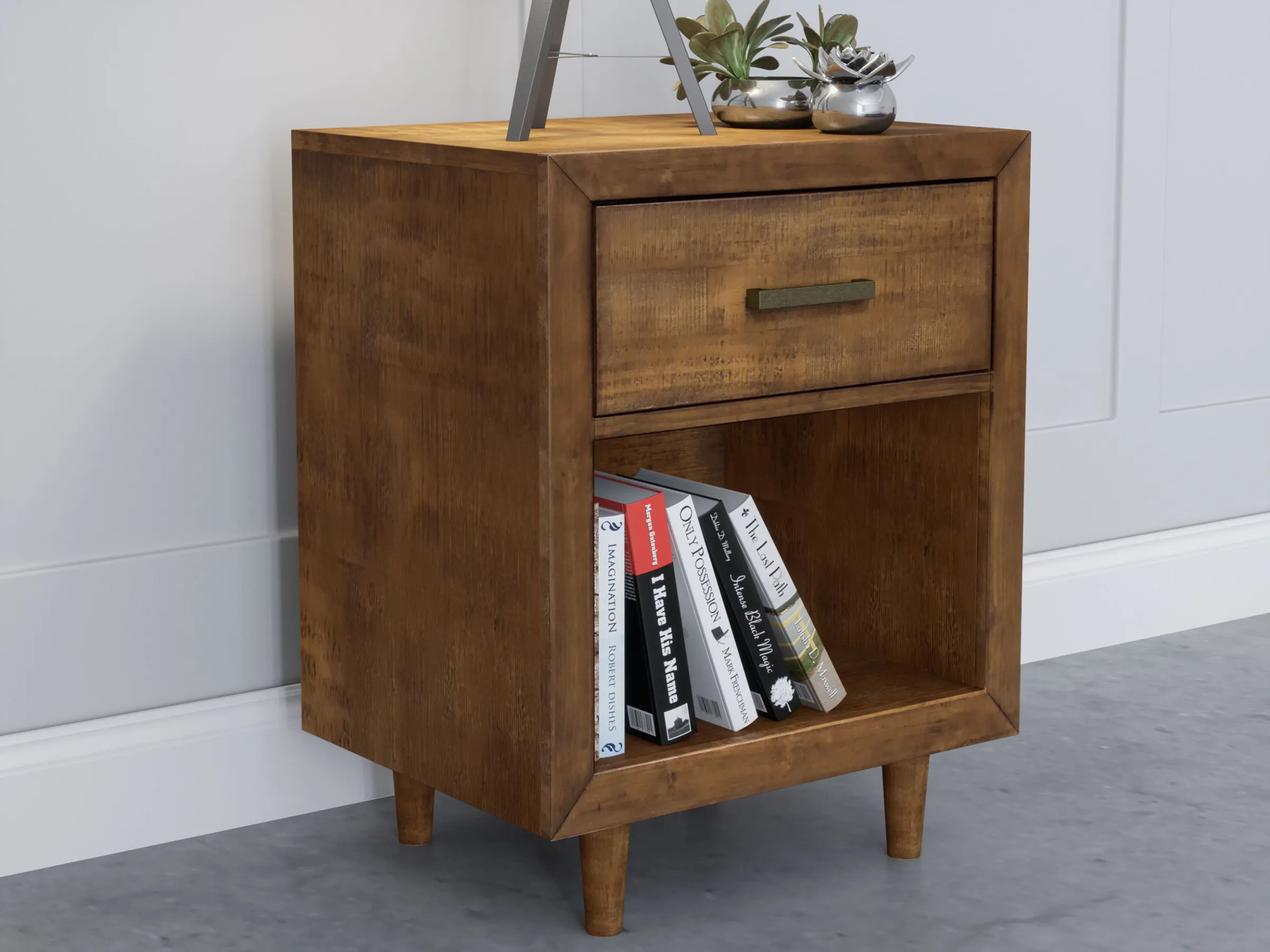 Retro Wood 3-pc Bedroom Set