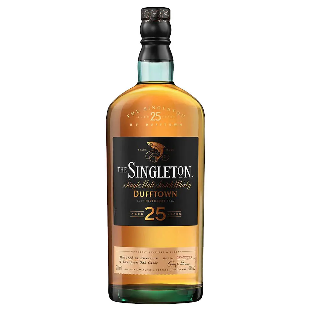 Singleton of Dufftown 25 Year Old, Single Malt Scotch Whisky Vol 700ml ABV 43.00%