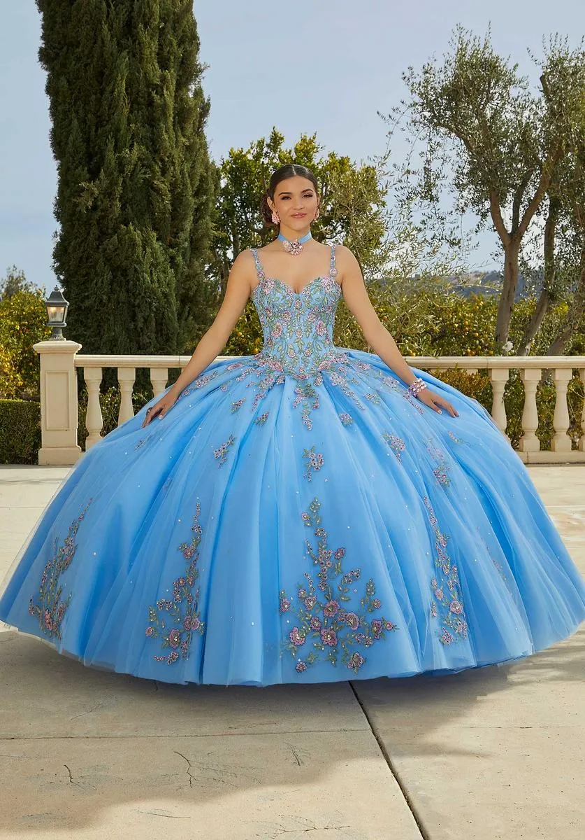 Vizcaya by Morilee Embroidered Quince Dress 89435