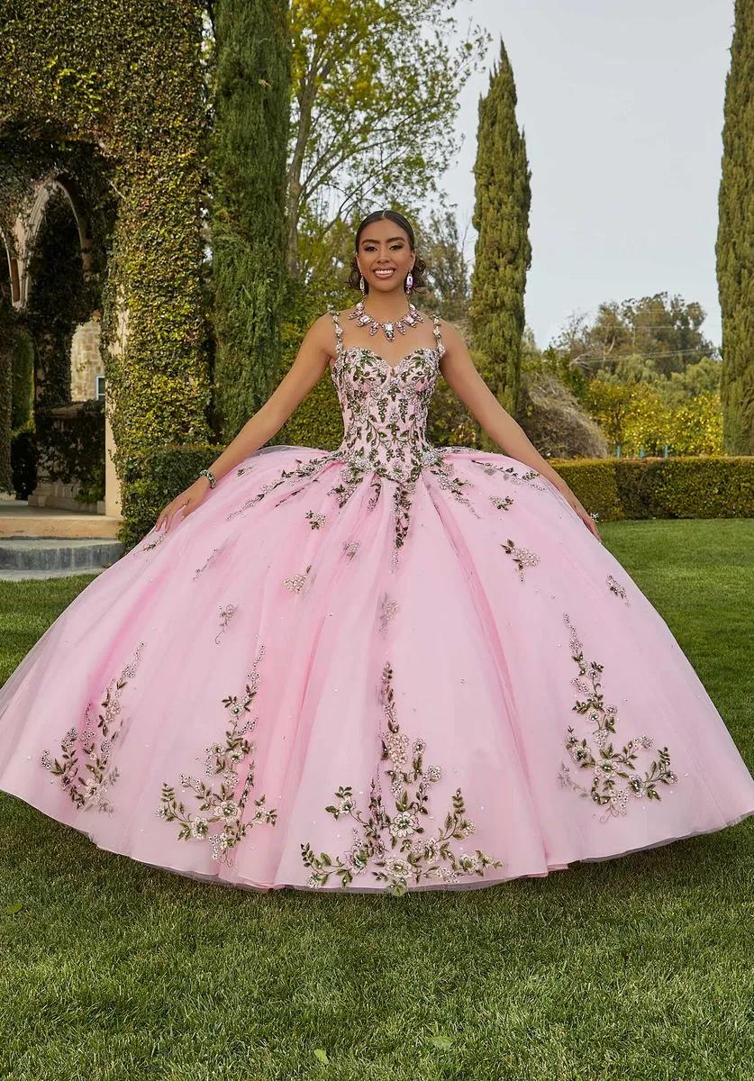 Vizcaya by Morilee Embroidered Quince Dress 89435
