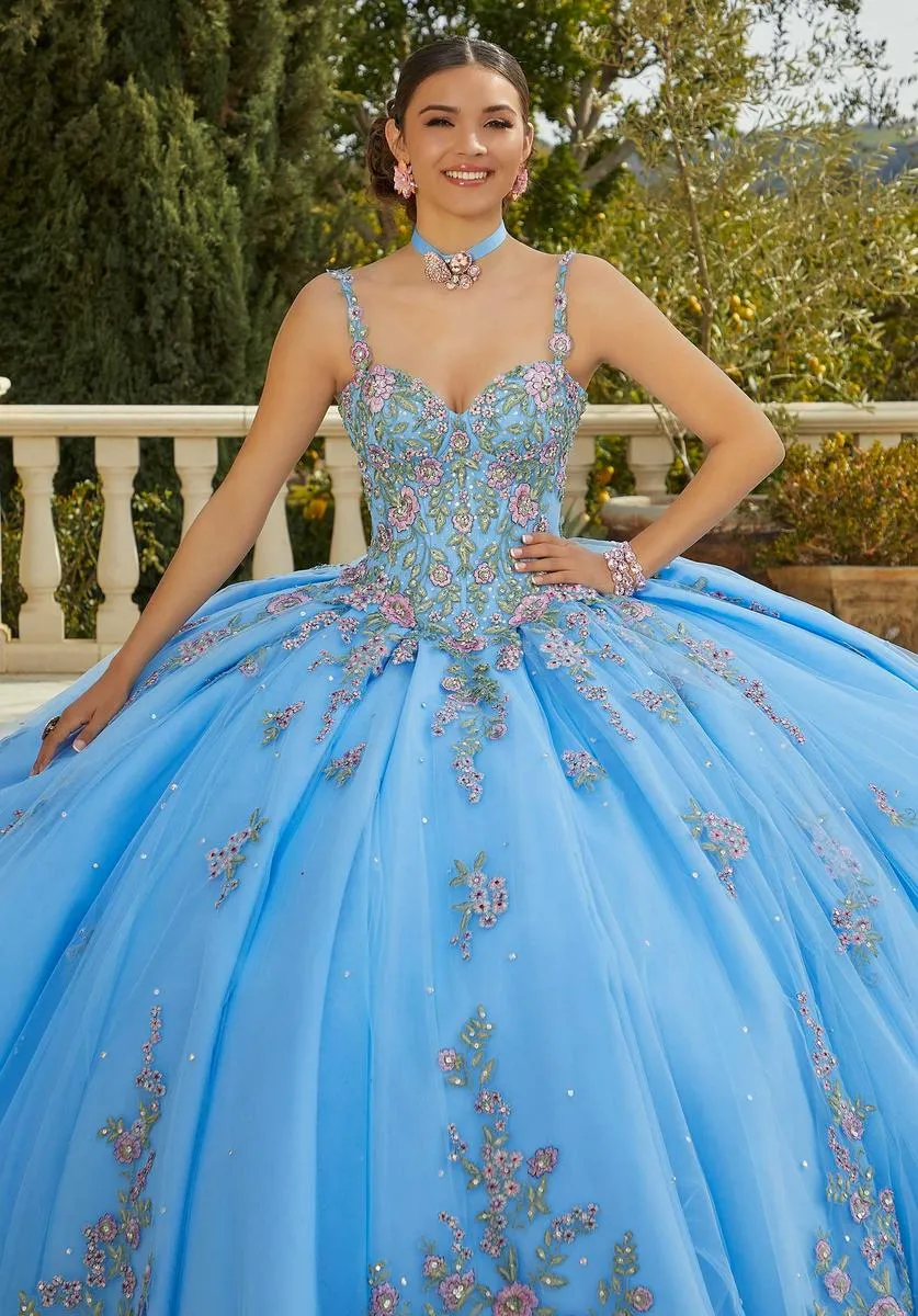 Vizcaya by Morilee Embroidered Quince Dress 89435
