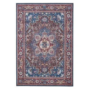 Washable Distressed Earthy Vintage Rug - Bonnie