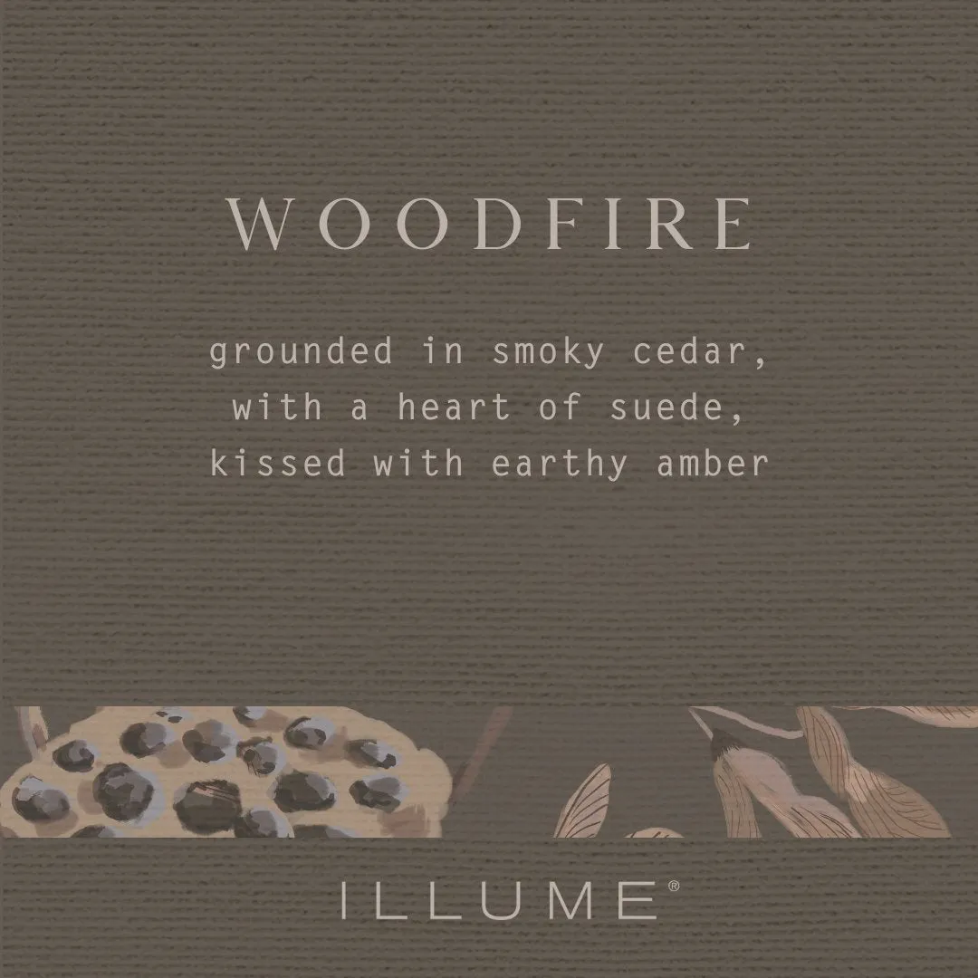 Woodfire Shine Ceramic Candle