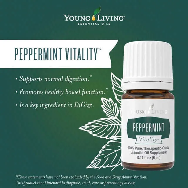 Young Living Peppermint Vitality Essential Oil - 5ml