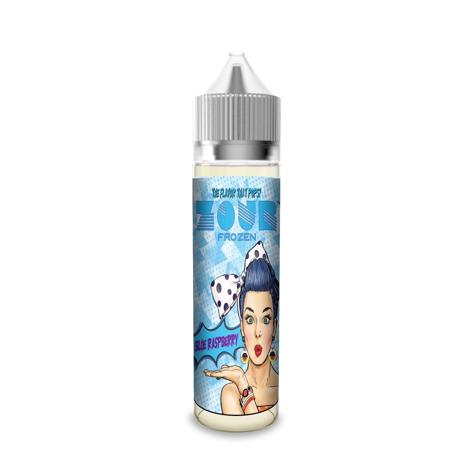 Zour FROZEN Blue Raspberry Max VG E-Liquid 50ml Short fill
